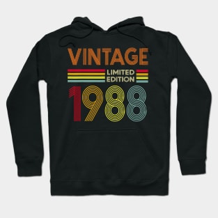 Vintage 1988 Limited Edition 35th Birthday Hoodie